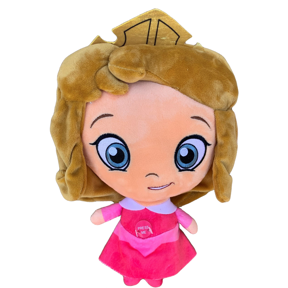Peluche Aurora Principesse DISNEY Testone Pupazzo con Suono CM 28 - Dsp-9350-5