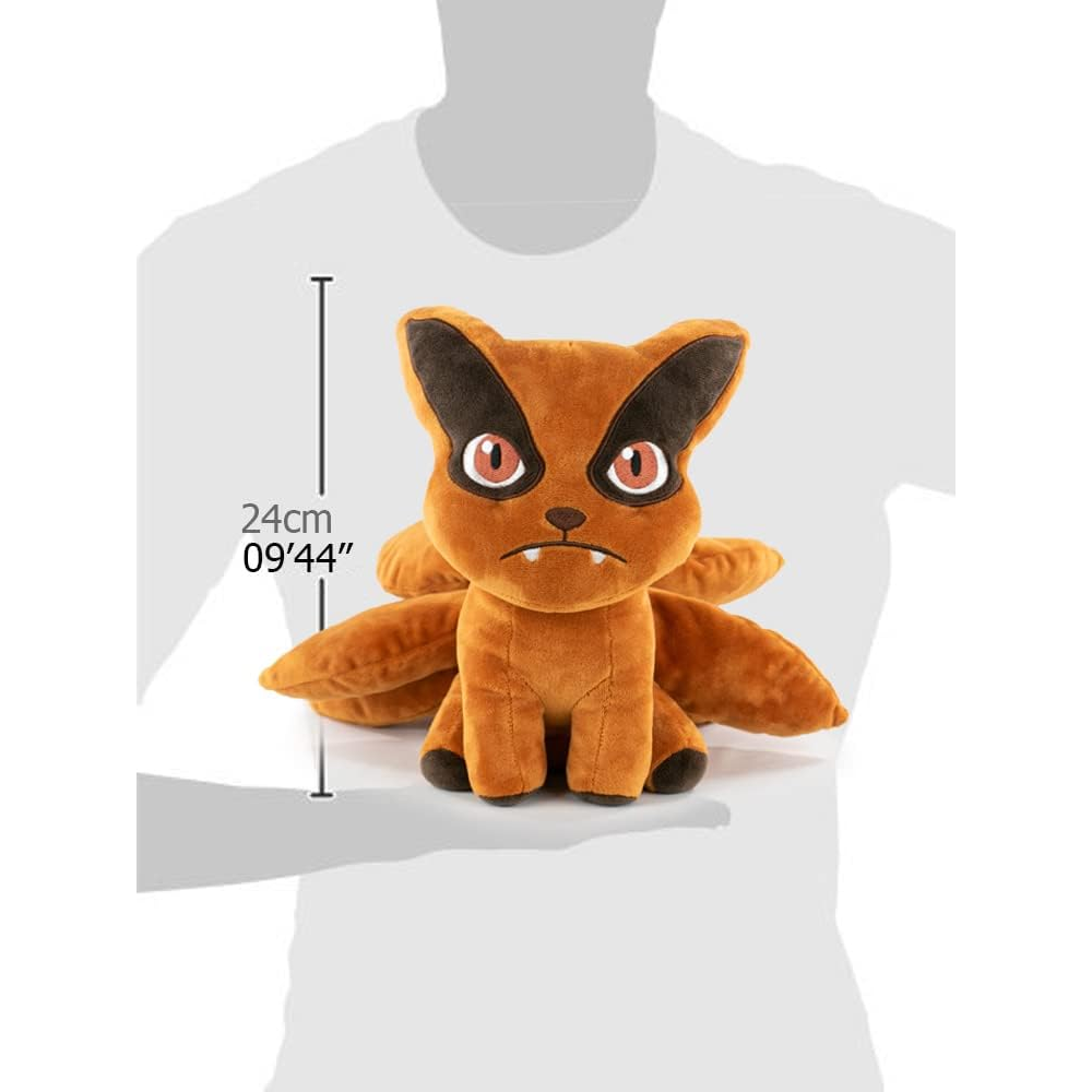 Peluche Kurama Kyubi Volpe a Nove Code Naruto Shippuden 25 Cm.
