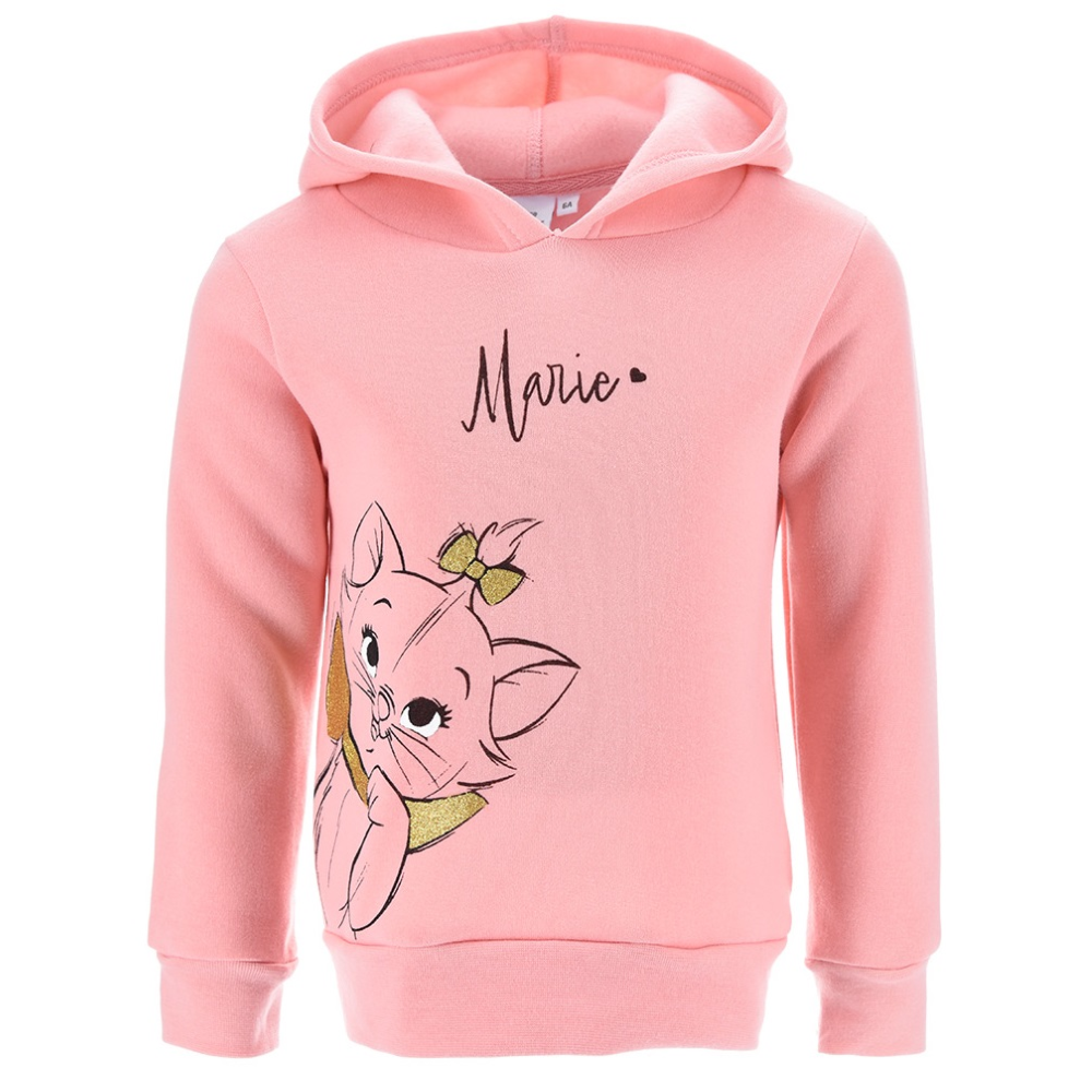 Felpa con Cappuccio Marie DISNEY Aristogatti Bambina Sun City - Hw1013rosa