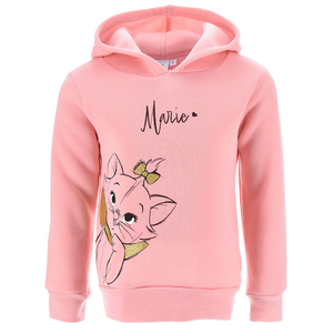 Felpa con Cappuccio Marie DISNEY Aristogatti Bambina Sun City - Hw1013rosa