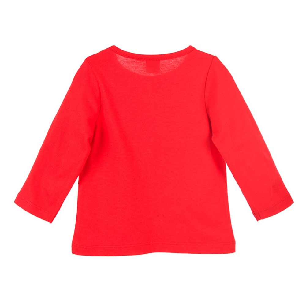 T-Shirt M.l. Minnie Mouse DISNEY Maglietta Neonata Bambina Sun City - Hw0049rosso