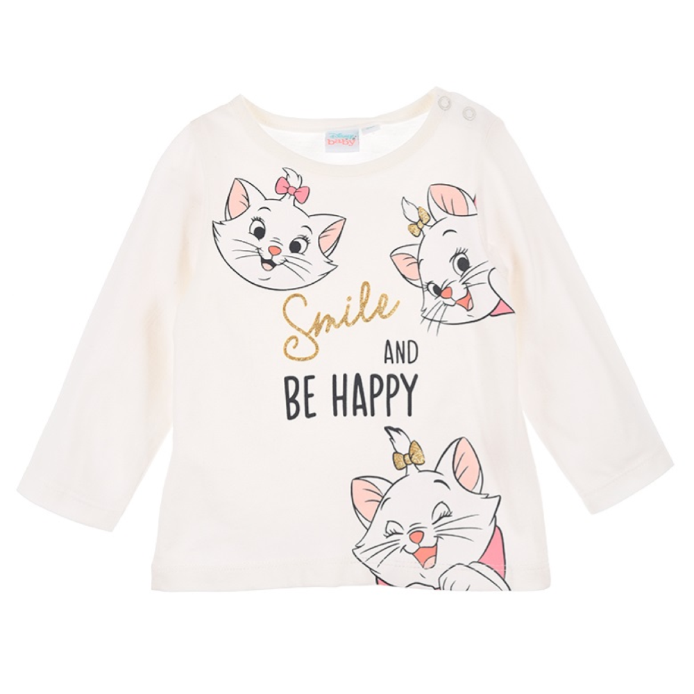 T-Shirt M.l. Minnie Mouse DISNEY Maglietta Neonata Bambina Sun City - Hw0036bianco