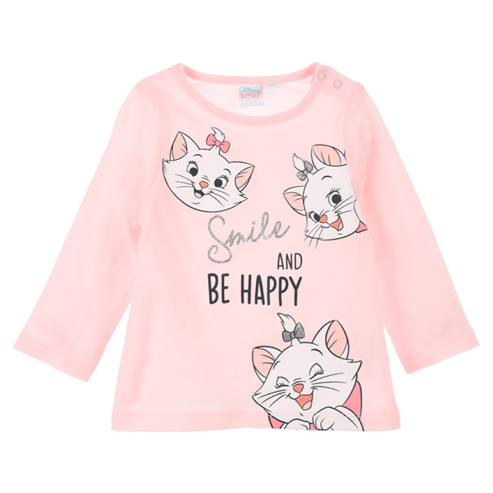 T-Shirt M.l. Minnie Mouse DISNEY Maglietta Neonata Bambina Sun City - Hw0036rosa