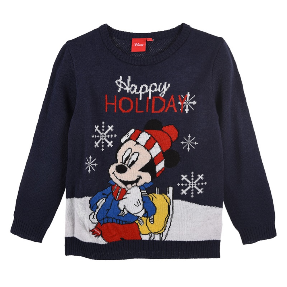 Maglione Natalizio Topolino DISNEY Bambino Sun City - Hw1238blu