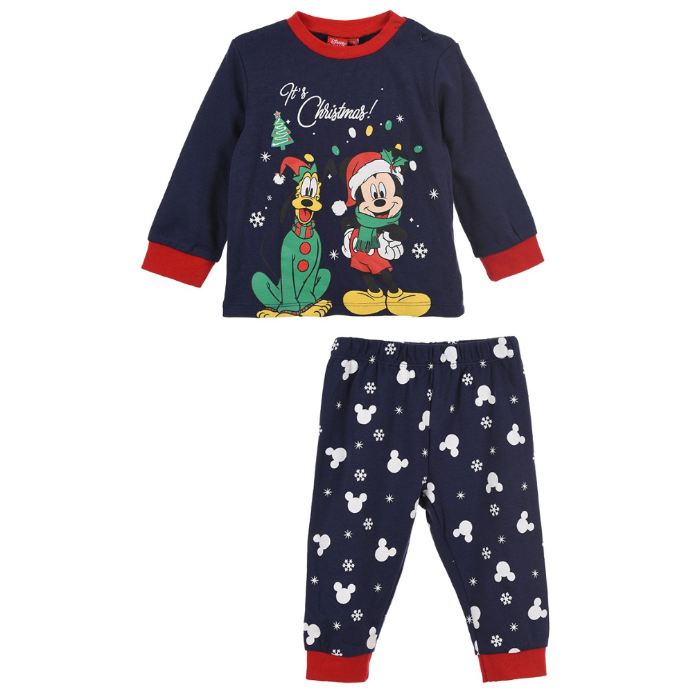 Pigiama Natalizio Mickey Mouse DISNEY Topolino Neonato Sun City - Hw0361blu