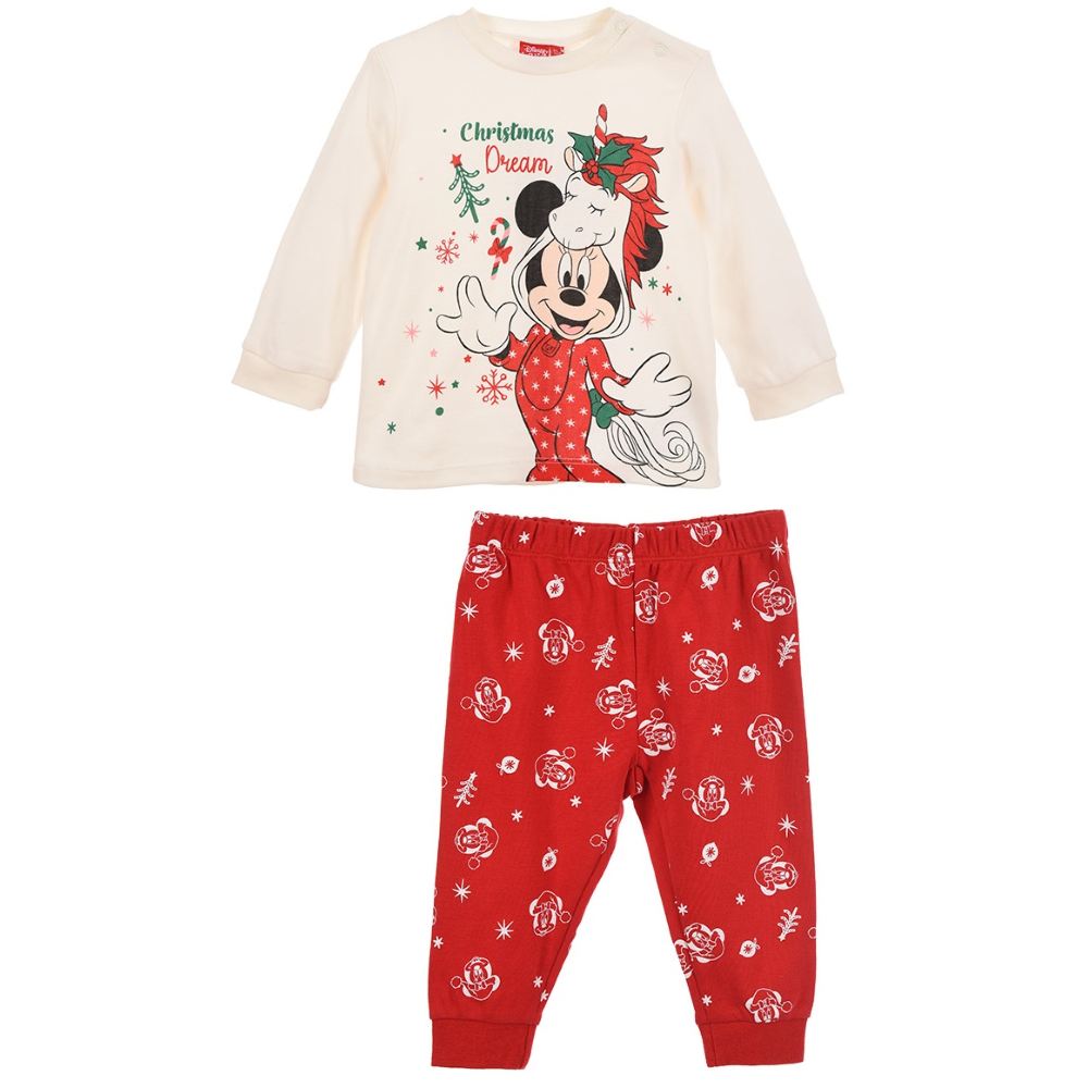 Pigiama Natalizio Minnie DISNEY Neonata Sun City - Hw0359bianco