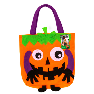 Borsetta Dolcetto O Scherzetto Zucca Accessori Halloween Carnevale Bambina - 00781