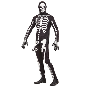 Vestito Carnevale Scheletro Arrapato Travestimento Halloween Uomo - 0369