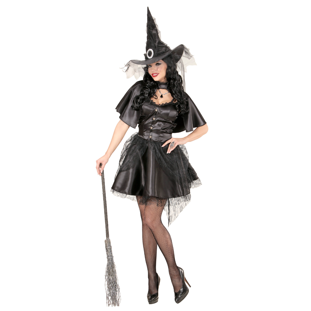 Vestito Carnevale Strega Travestimento Halloween Donna - 0631