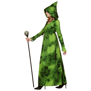 Vestito Carnevale Strega Della Foresta Travestimento Halloween Donna - 1071