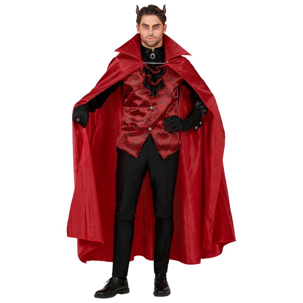 Vestito Carnevale Diavolo Travestimento Halloween Uomo - 1174