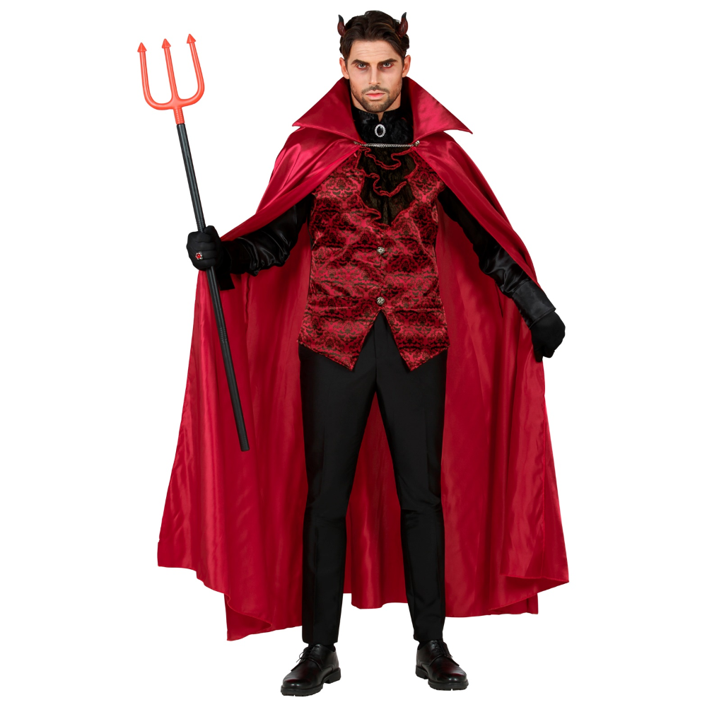 Vestito Carnevale Diavolo Travestimento Halloween Uomo - 1174
