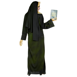 Vestito Carnevale Suora Demoniaca Travestimento Halloween Donna - 5226