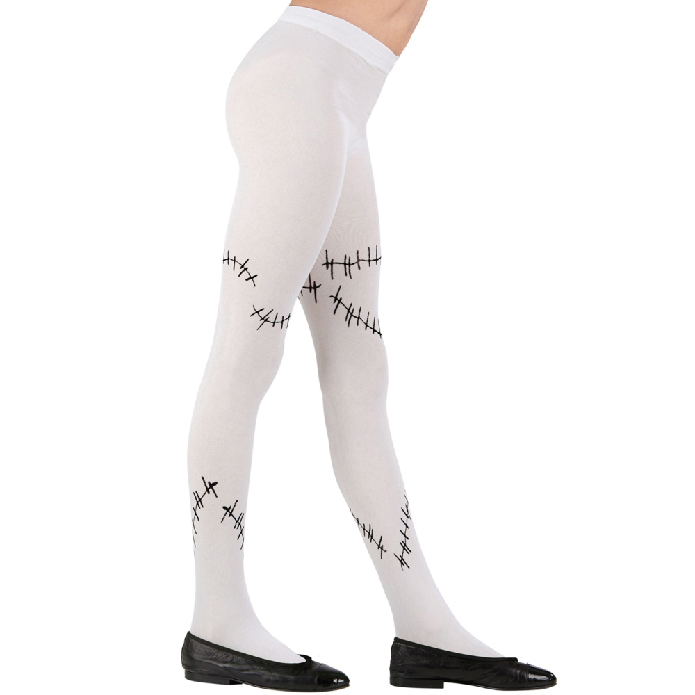 Collant Monster Bride con Punti 40 Den Accessori Travestimento Halloween - 3002