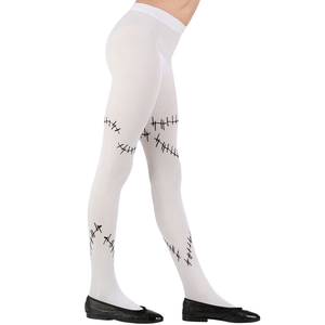 Collant Monster Bride con Punti 40 Den Accessori Travestimento Halloween - 3002