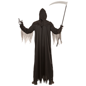 Vestito Carnevale Grim Reaper Travestimento Halloween Uomo - 0867