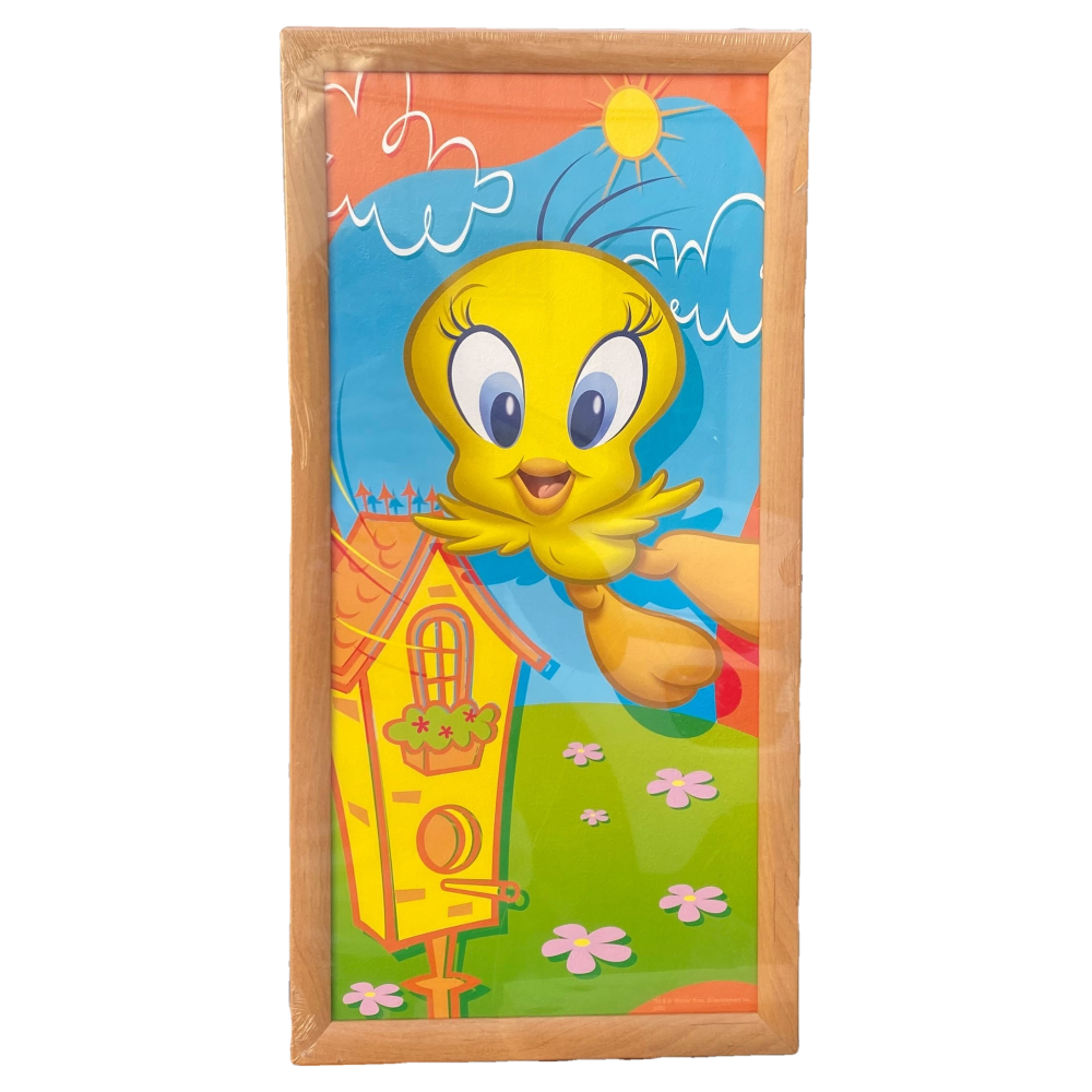 Quadro Titty Looney Tunes Cornice Mdf Cm. 52x26 - 10033677