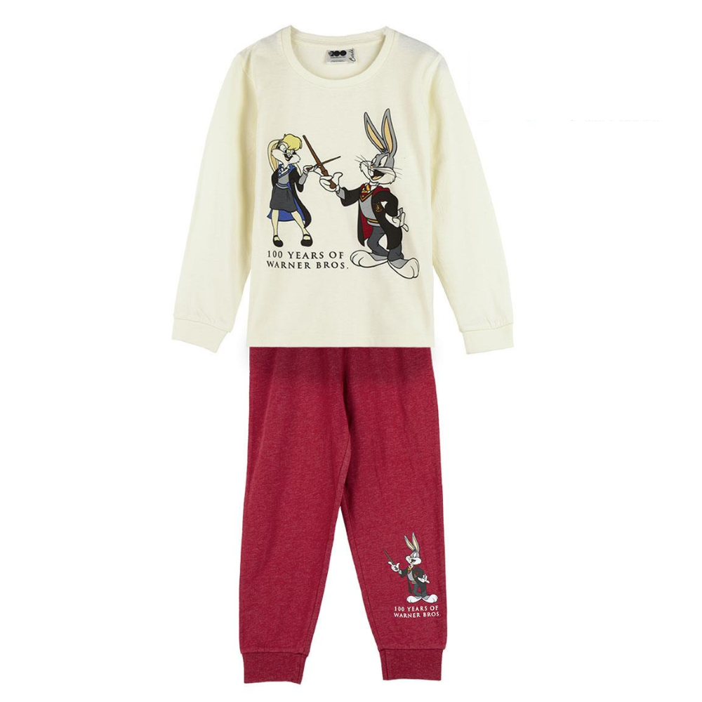 Pigiama Looney Tunes Warner Bros 100 100% Cotone Jersey Bambino - 1701