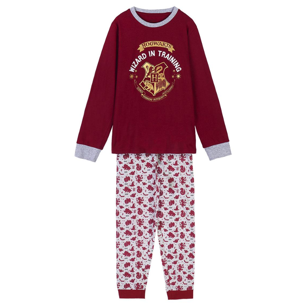 Pigiama Harry Potter Hogwarts 100% Cotone Jersey Bambino - 0397