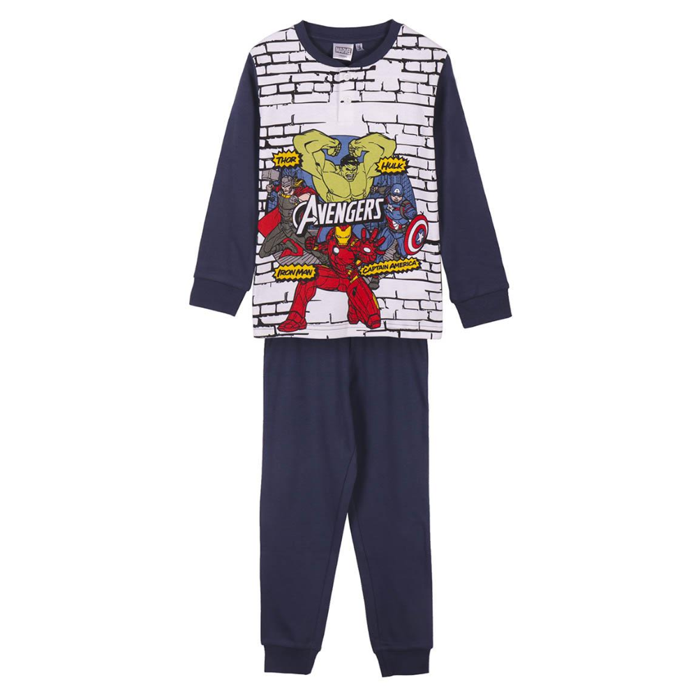 Pigiama Hulk MARVEL Avengers Bambino 60% Cotone 40% Poliestere - 0705