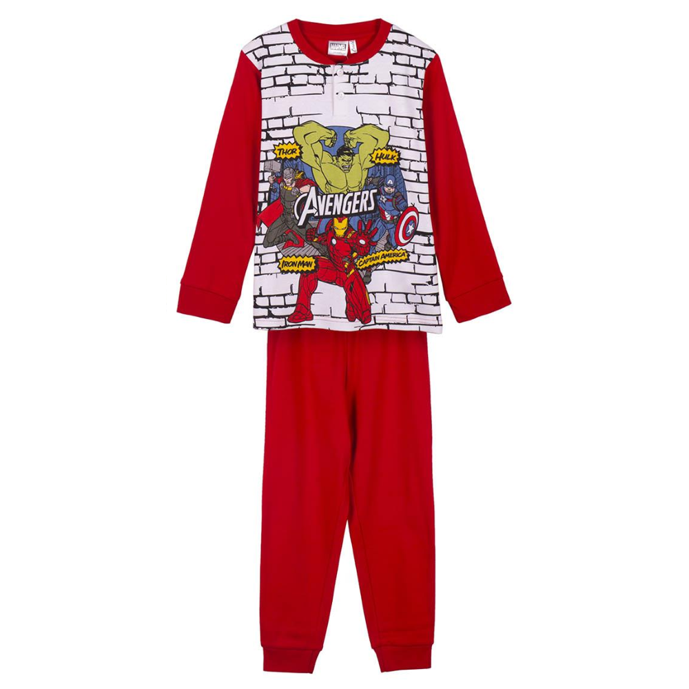Pigiama Hulk MARVEL Avengers Bambino 60% Cotone 40% Poliestere - 0705