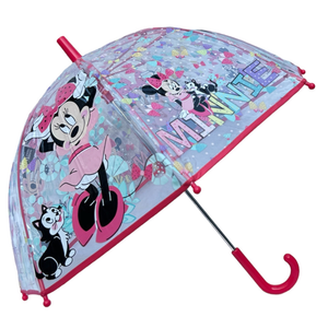 Set Pioggia Mantellina + Ombrello Minnie DISNEY 7/8 Anni Bambina - D06524mc+d06523mc