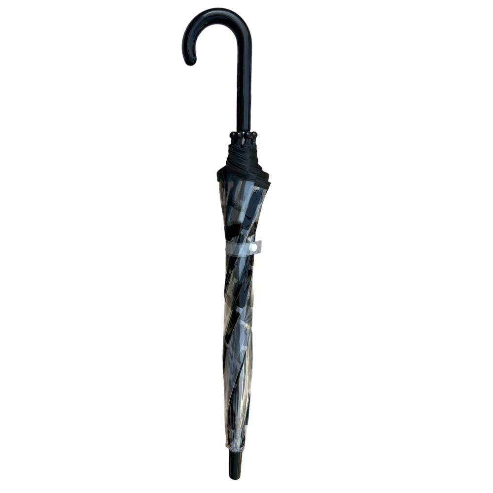 Ombrello Juventus Trasparente Cupola Manuale 8 Raggi Bambino - S05757mc