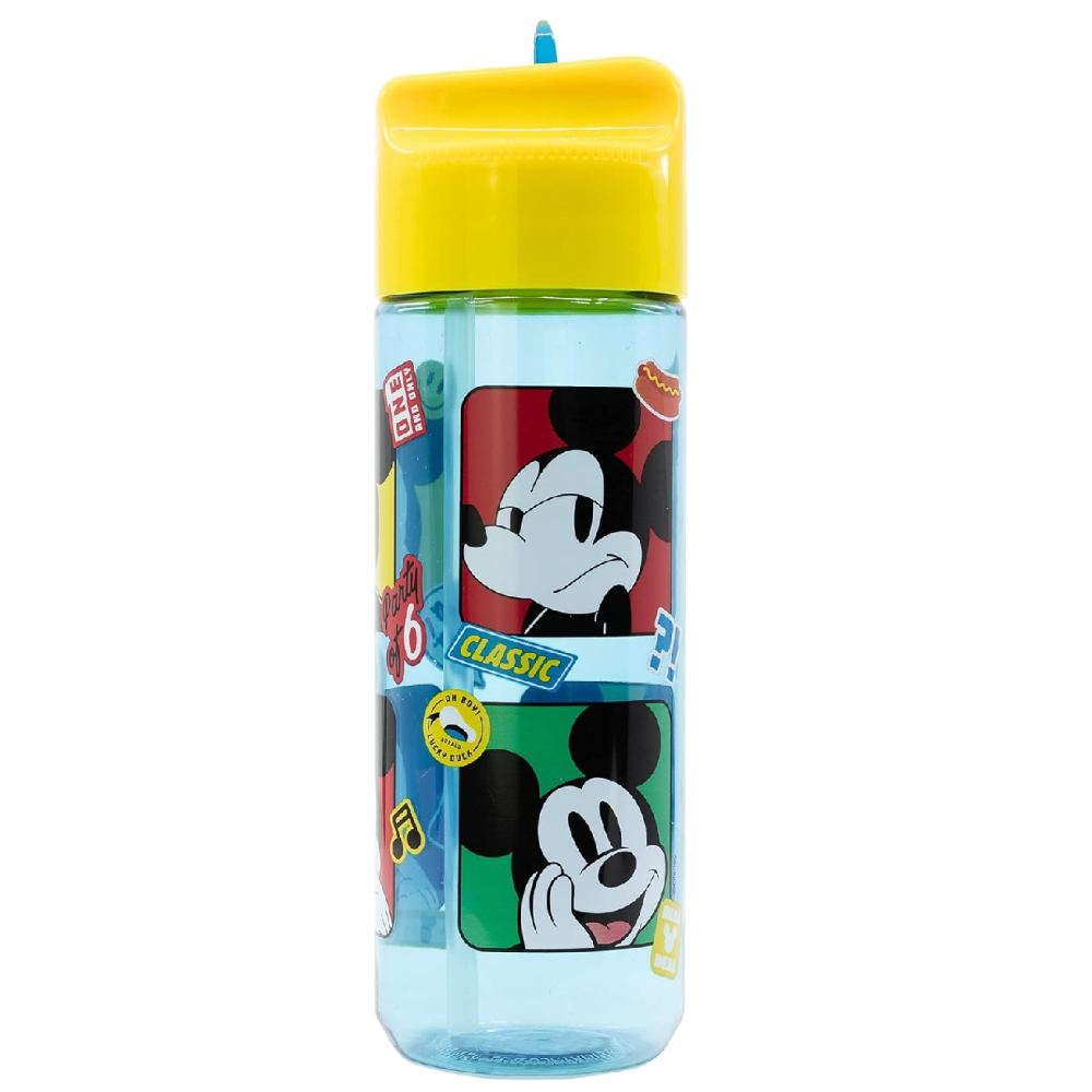 Borraccia Topolino DISNEY in Tritan Ecozen con Beccuccio Ripiegabile Ml. 540 - 74323