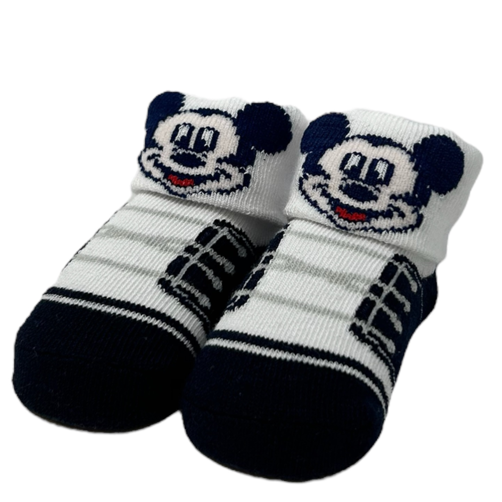 Set Neonato Topolino DISNEY 2 Pezzi Calzini e Papillon in Scatola - Wx6123