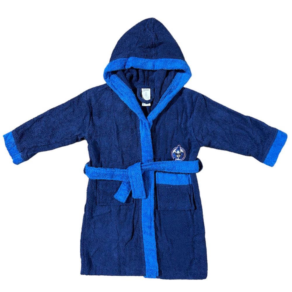 Accappatoio in Spugna 100% Cotone Avengers MARVEL Capitan America Accappatoio con Cappuccio e Cintura - Ave0921