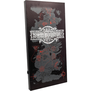 Tela Game of Thrones Quadro con Luci a LED a Batterie 40 CM - 22859