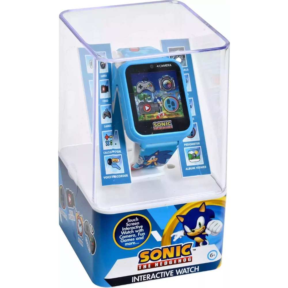 Orologio Interattivo Sonic Smartwatch Gioco Multifunzione con USB - Snc4055