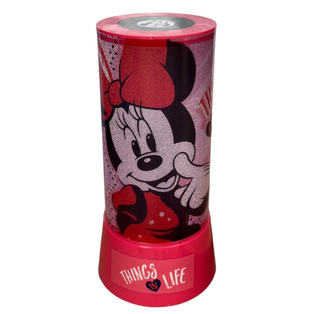 Lampada con Proiettore Minnie DISNEY Luce LED Multicolore Lampada a Batterie - Wd21240