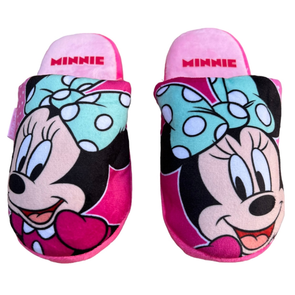 Pantofole Invernali Minnie DISNEY Ciabatte a Punta Chiusa Antiscivolo - Wd14079