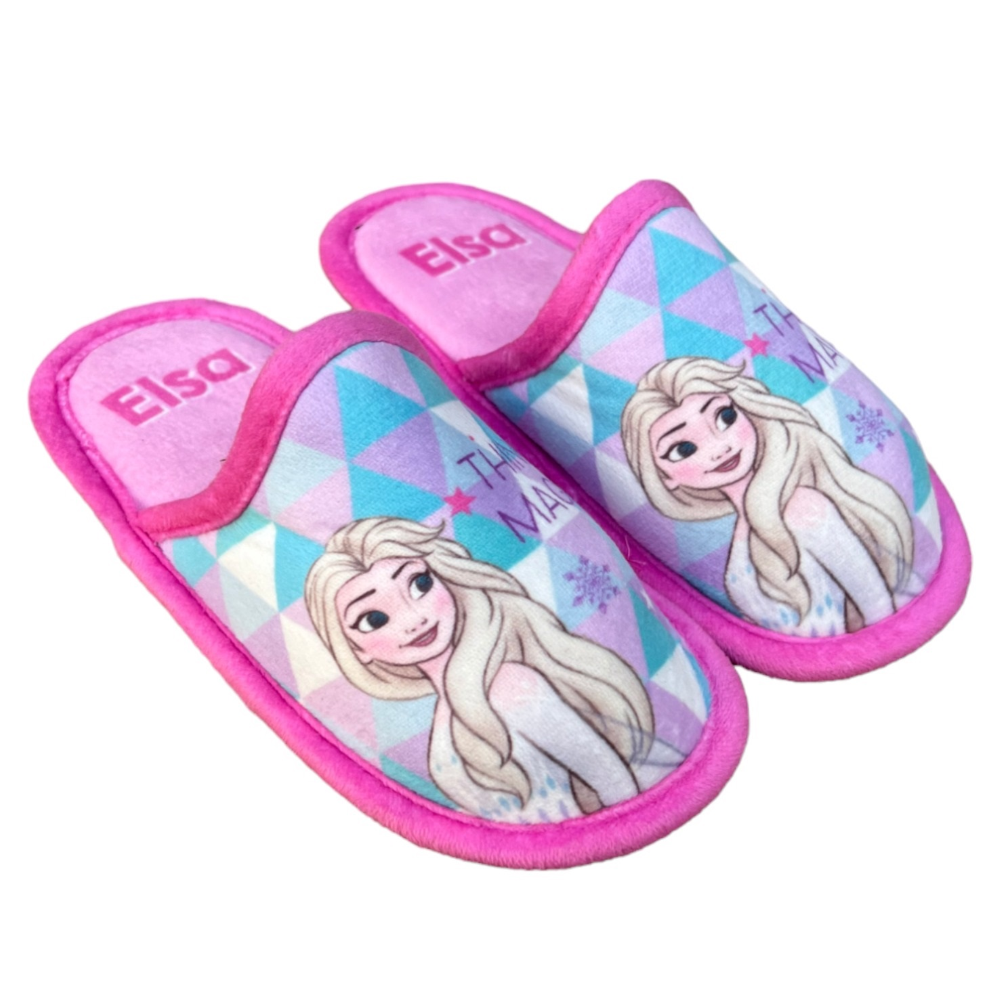 Pantofole Invernali Frozen DISNEY Ciabatte a Punta Chiusa Gomma Antiscivolo - Wd13749