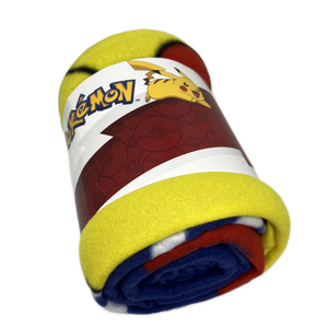 Coperta Plaid Pikachu Pokemon Cm.100x140 - Pok23-030