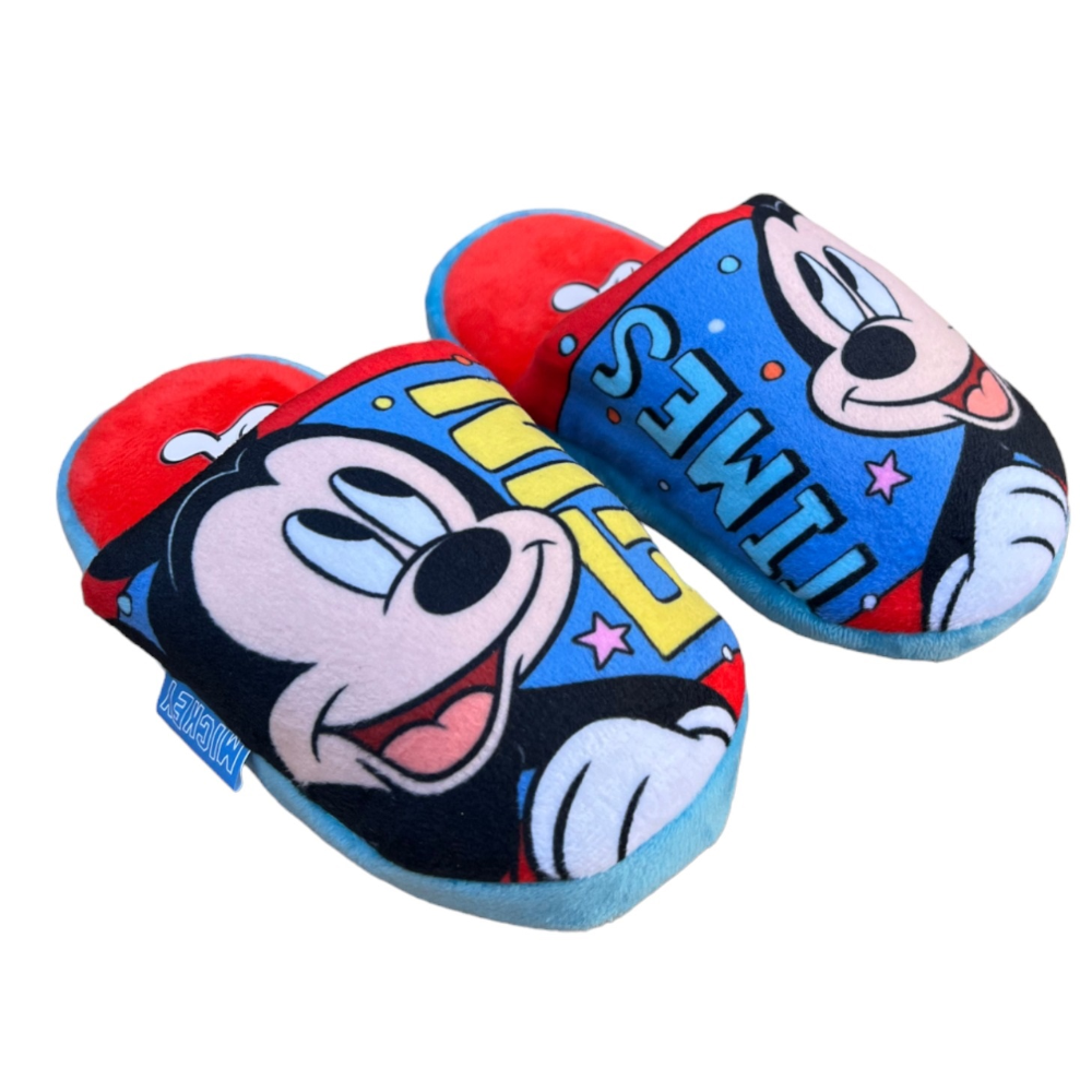 Pantofole Invernali Topolino DISNEY Ciabatte a Punta Chiusa Antiscivolo - Wd14077