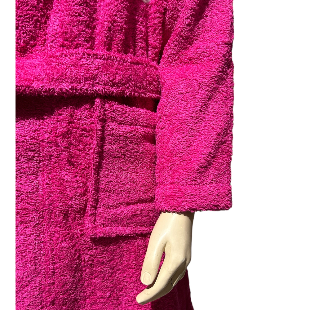 Accappatoio in Spugna 100% Cotone Barbie Accappatoio con Cappuccio e Cintura - Bar-1296