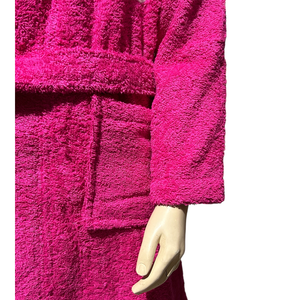 Accappatoio in Spugna 100% Cotone Barbie Accappatoio con Cappuccio e Cintura - Bar-1296