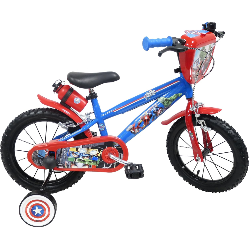 Bicicletta Avengers MARVEL 16" Età 4/6 Anni con Rotelle - 36588