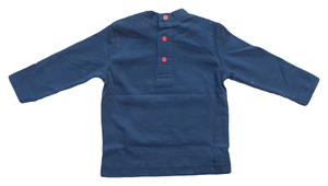 T-Shirt Maglietta Neonato Bambino Mauli Birba Taglie 6/30 Mesi - 34029blu