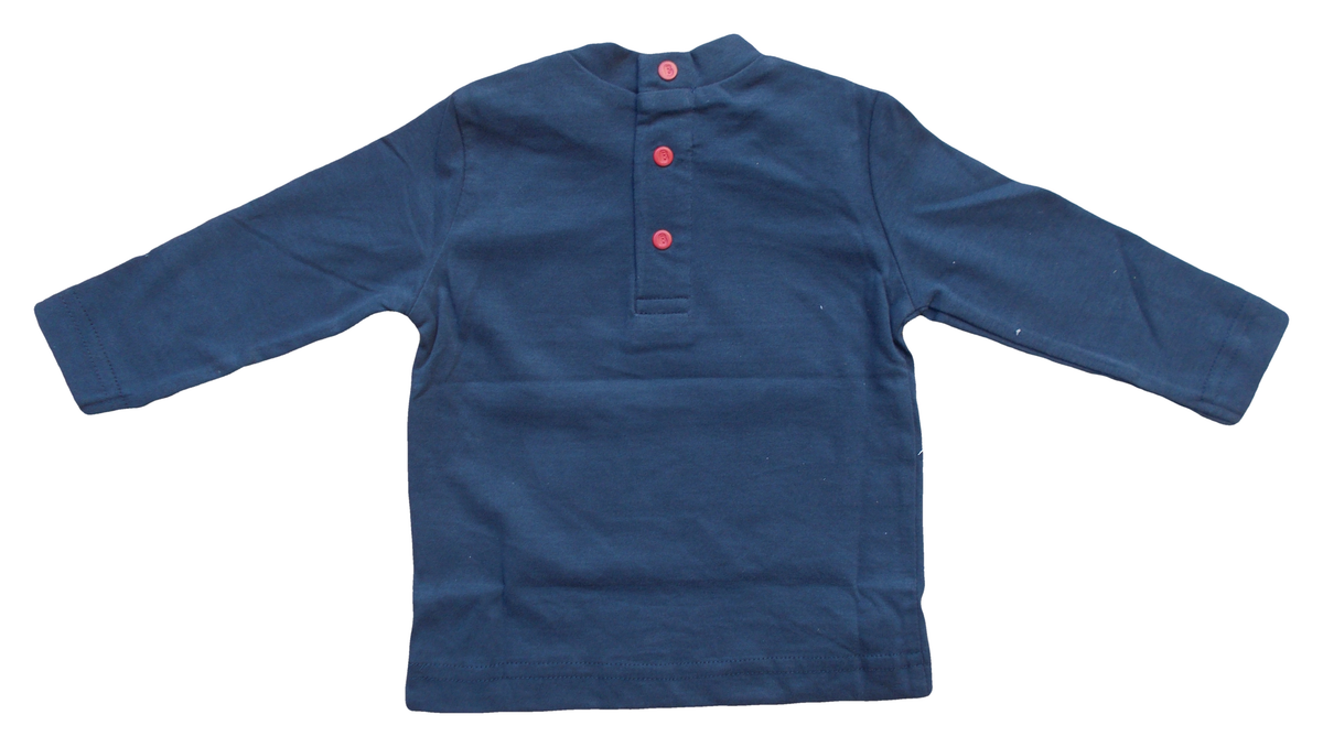 T-Shirt Maglietta Neonato Bambino Mauli Birba Taglie 6/30 Mesi - 34029blu