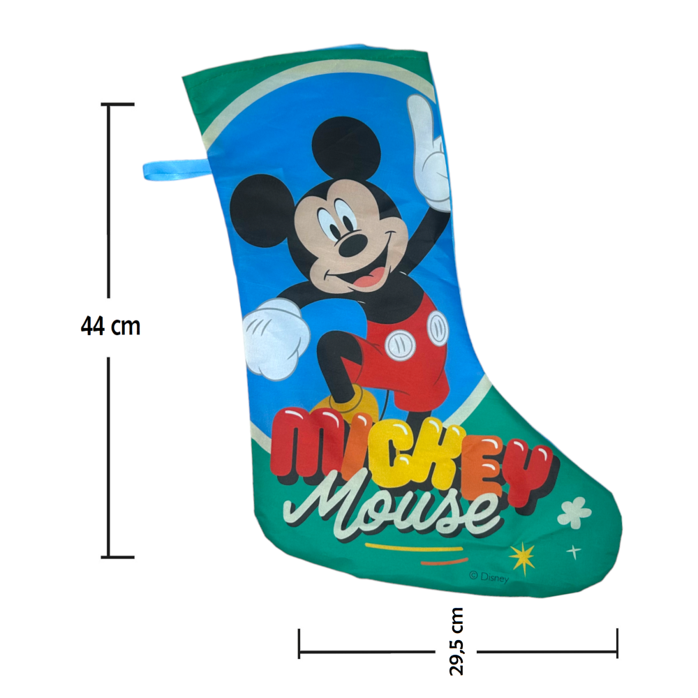 Calza Della Befana con Accessori Topolino DISNEY Calzettone con 4 Giochi per Bambini - Mic1012