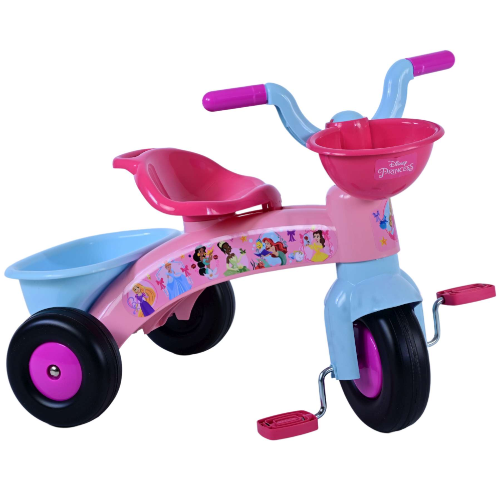 Triciclo Primipassi Principesse DISNEY con Portagiochi 1-3 Anni - 37227