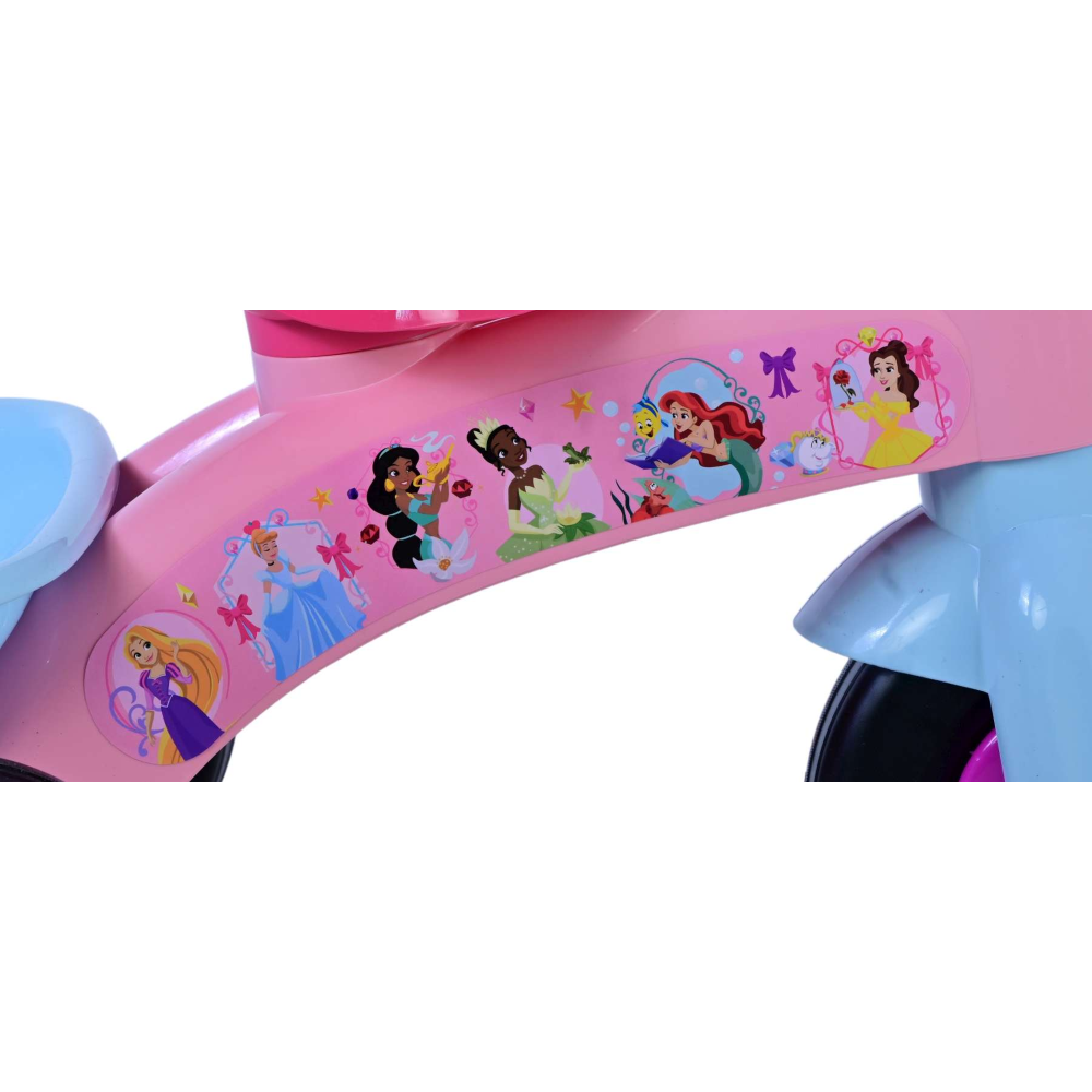 Triciclo Primipassi Principesse DISNEY con Portagiochi 1-3 Anni - 37227