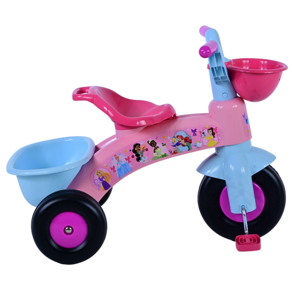 Triciclo Primipassi Principesse DISNEY con Portagiochi 1-3 Anni - 37227