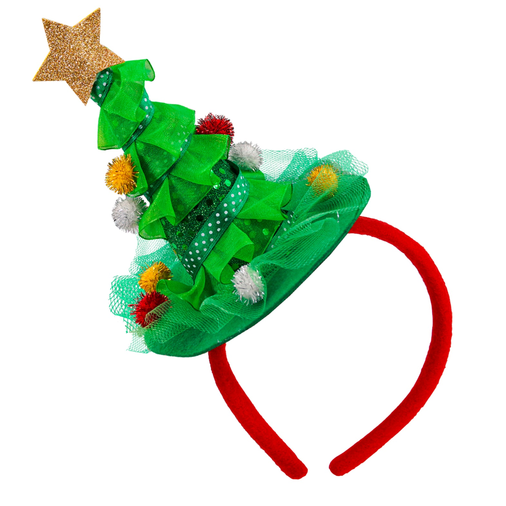 Cerchietto Albero di Natale Accessori per Abito Vestito Travestimento Carnevale