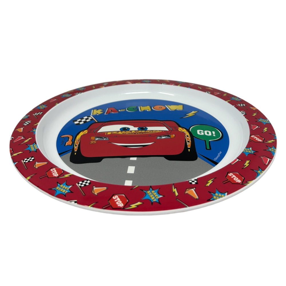 Piatto Piano Cars DISNEY Stoviglia 22 CM in Plastica Riutilizzabile Adatto Al Microonde - St51547