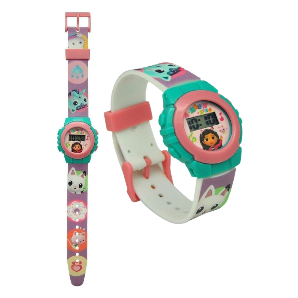 Orologio da Polso Digitale Gabby's Dollhouse  in Confezione Sagomata - Gd00020
