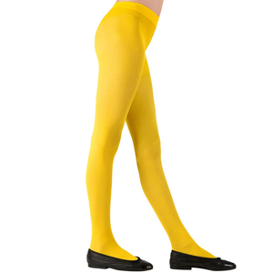 Calze Collant Gialli 40 Denari Accessori Abito Travestimento Vestito Carnevale - 20562